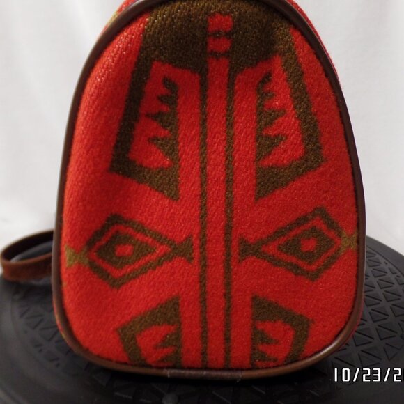 Pendleton Woolen Mills Shoulder Bag Leather Strap Colorful - Picture 5 of 13